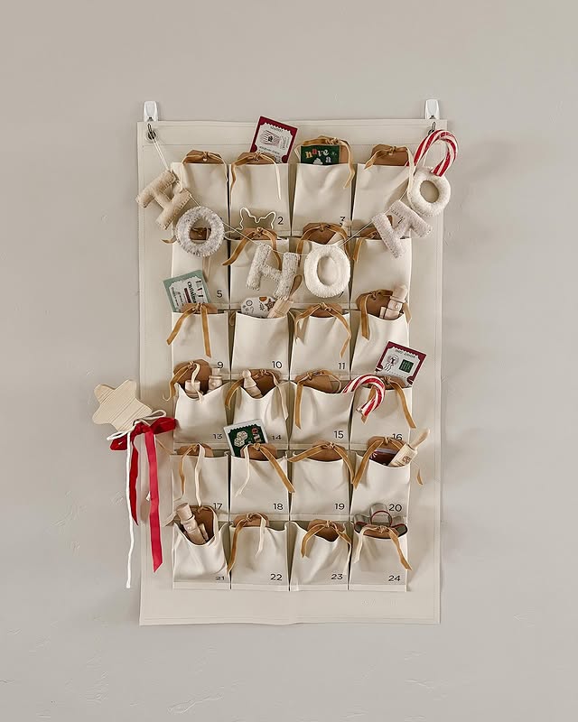 Instagram post by @laurenwoods___ for Gathre. Caption reads: [...] traditions? 🤍 advent calendar is from....