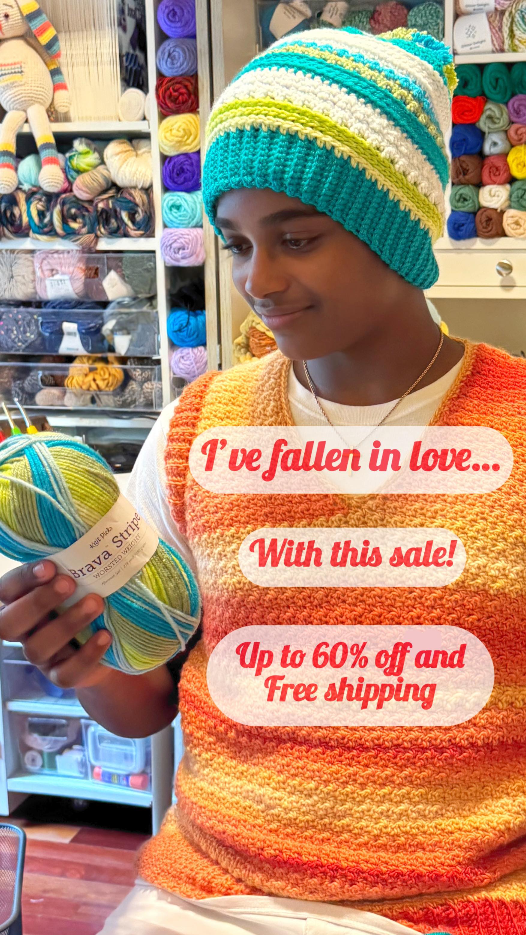 Instagram post by @jonahhands for Crochet. Caption reads: I don’t buy things online without first searching....