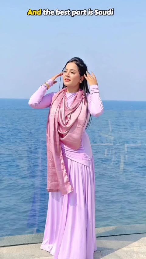 Instagram post by @nilanjana.dhar for Visit Saudi. Caption reads: [...] should be on your bucket list ✈️🌏✨....