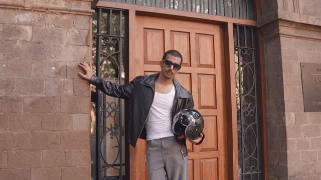 Instagram post by @raunakspam for TVS Motor Company. Caption reads: Not all helmets are just about safety. Some give....
