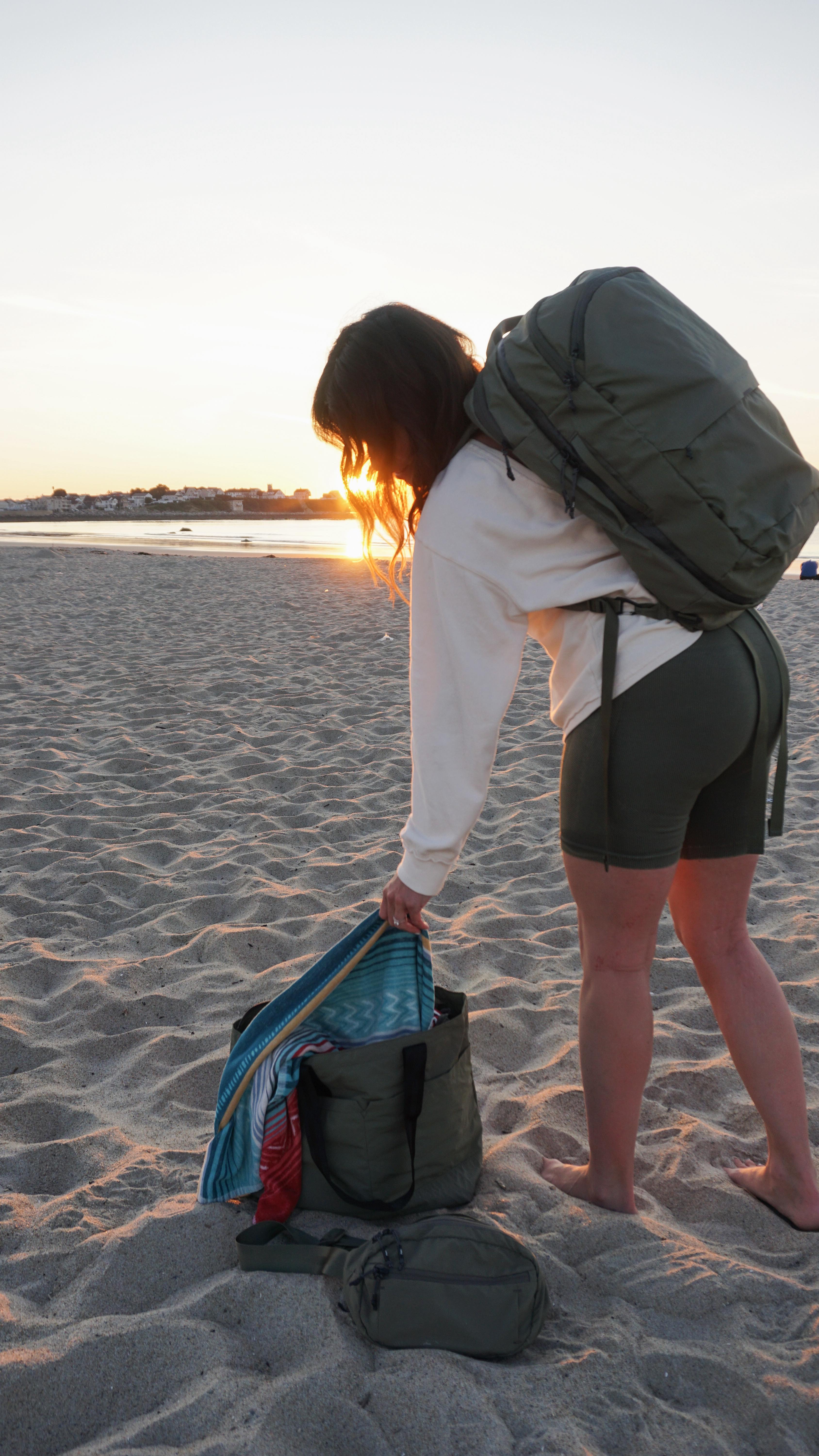 Instagram post by @rooted_homelife for Pakt Bags. Caption reads: [...] ago and they never found it, so when....