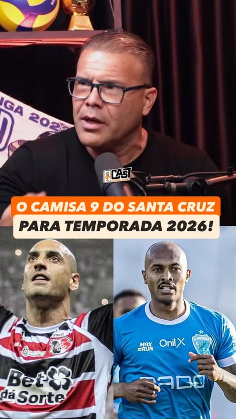 Instagram post by @cast.fc for Betnacional. Caption reads: [...] 9 do Santa Cruz para 2026.

-

Patrocínio:....