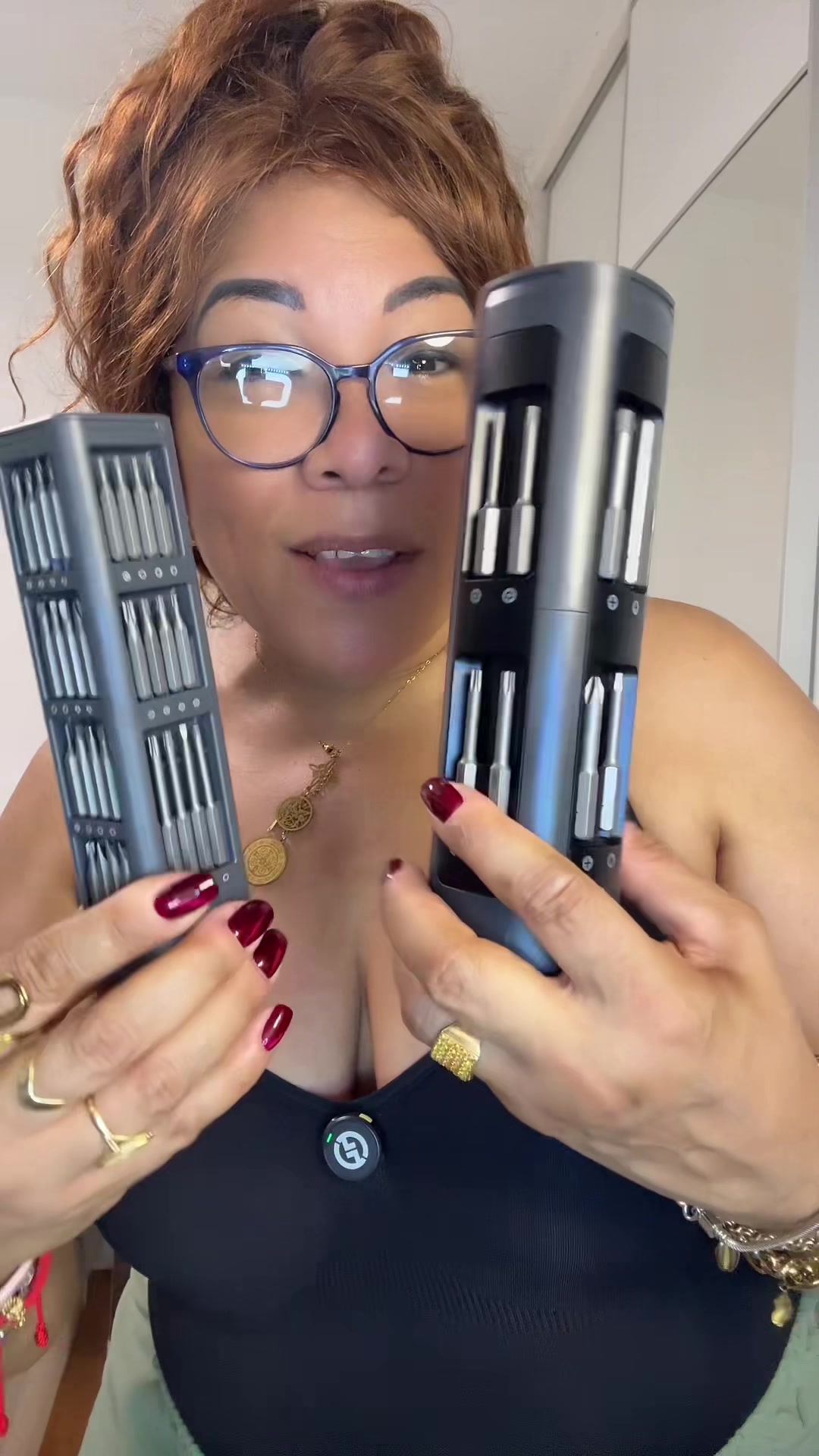 TikTok post by @zaidapolanco for Fanttik. Caption reads: [...] #destornilladorelectricofanttik....