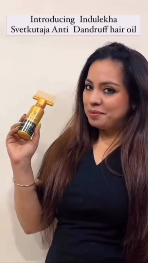 Instagram post by @chutneyaffair for Indulekha. Caption reads: I trust @indulekha_care hair oil for my hair care....