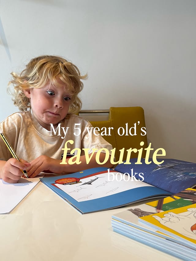 Instagram post by @lifeandhomewithnic_ for Collins4Parents. Caption reads: Keeping curious little minds busy, one page at a....