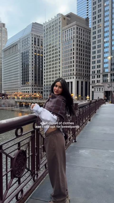 Instagram post by @amydiala for American Eagle. Caption reads: #ad if it’s styled, it’s an outfit.🤎....