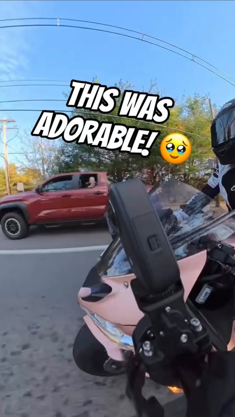 Instagram post by @kawi.lexi for Cardo Systems. Caption reads: When the little ones like the bikes! It’s the....