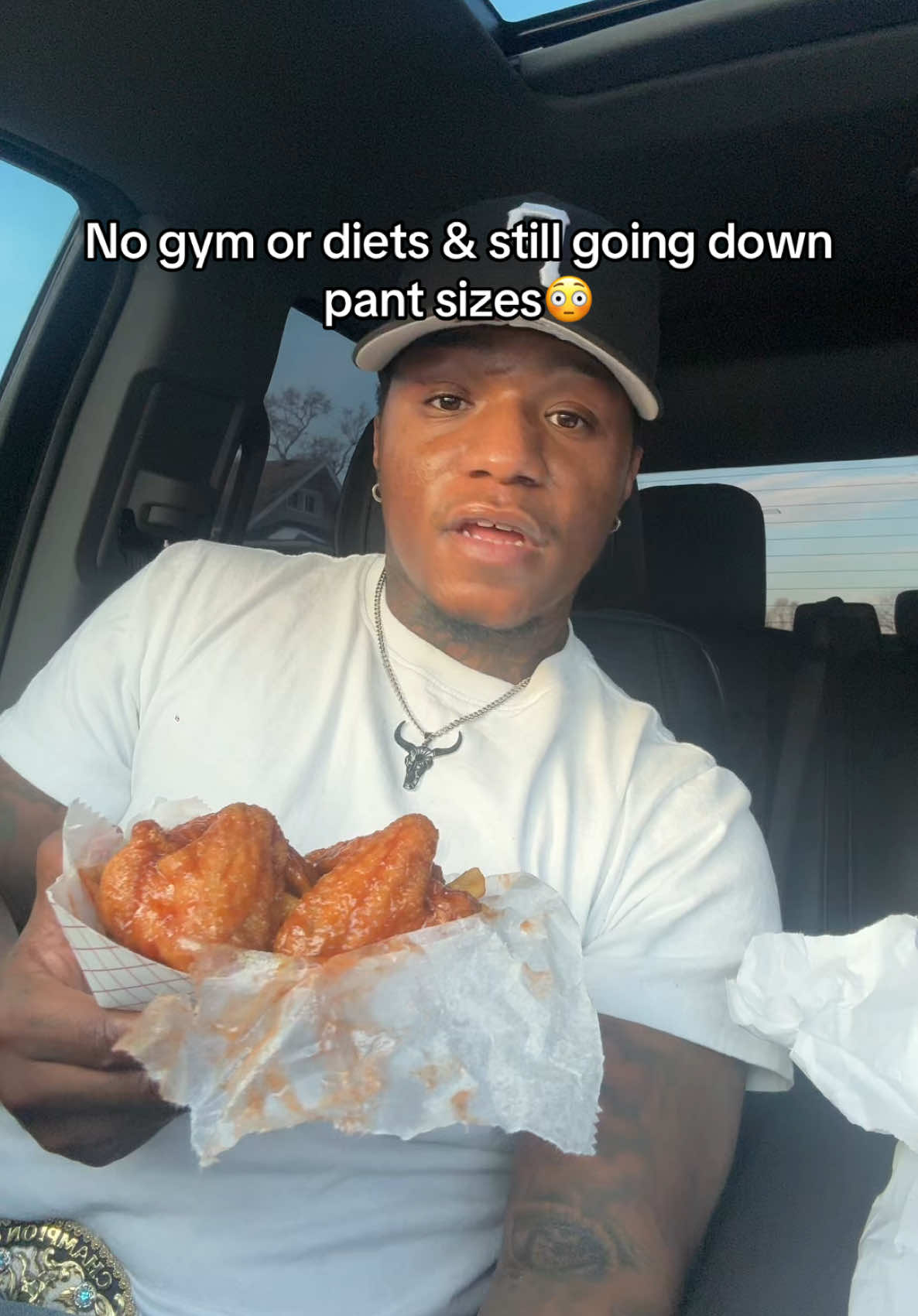 TikTok post by @thatdamncowboy for O Positiv. Caption reads: [...] metabolism probiotics are a cheat code!@O....