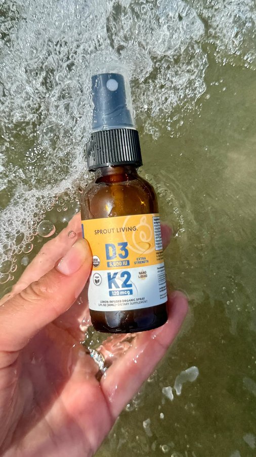 Instagram post by @daniellehaft for Sprout Living. Caption reads: [...] those steady ⚖️ I have been using....