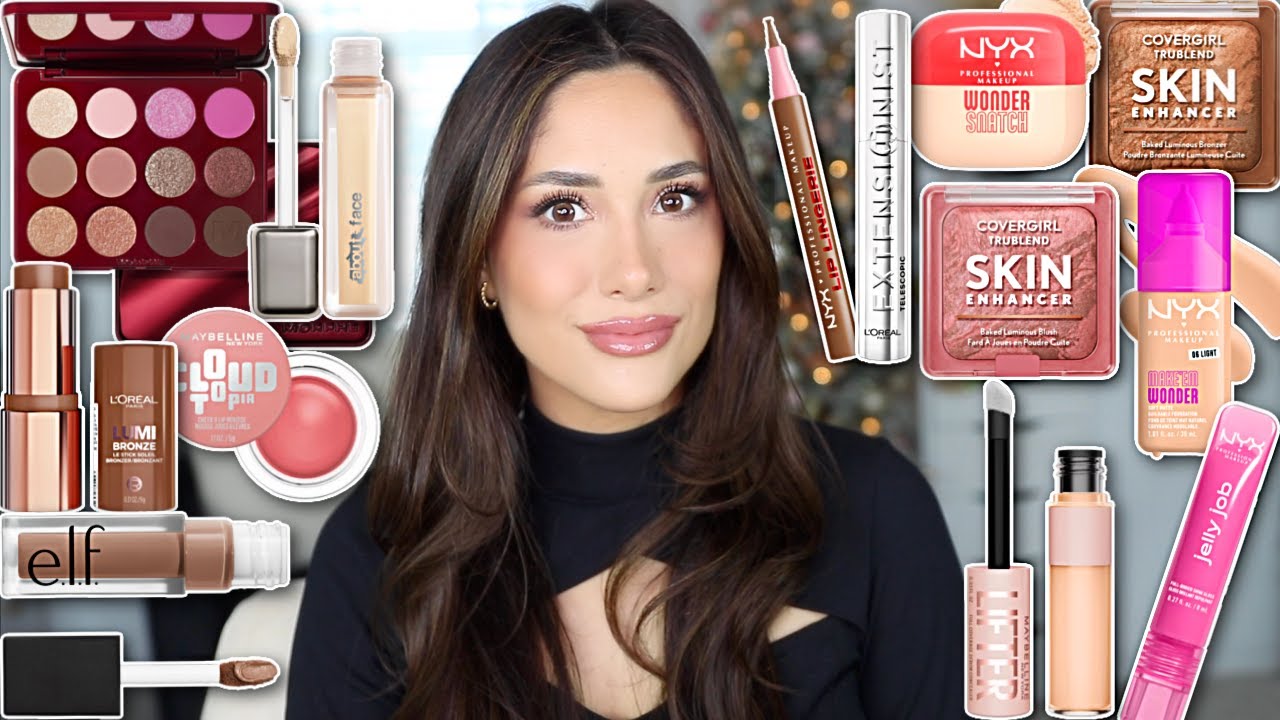 YouTube post by @VianneyStrick for Gerard Cosmetics. Caption reads: FULL FACE NEW DRUGSTORE MAKEUP 2025 | watch BEFORE....