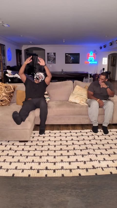 Instagram post by @spiceadams for Red Baron Pizza. Caption reads: Losing in fantasy league football just got....