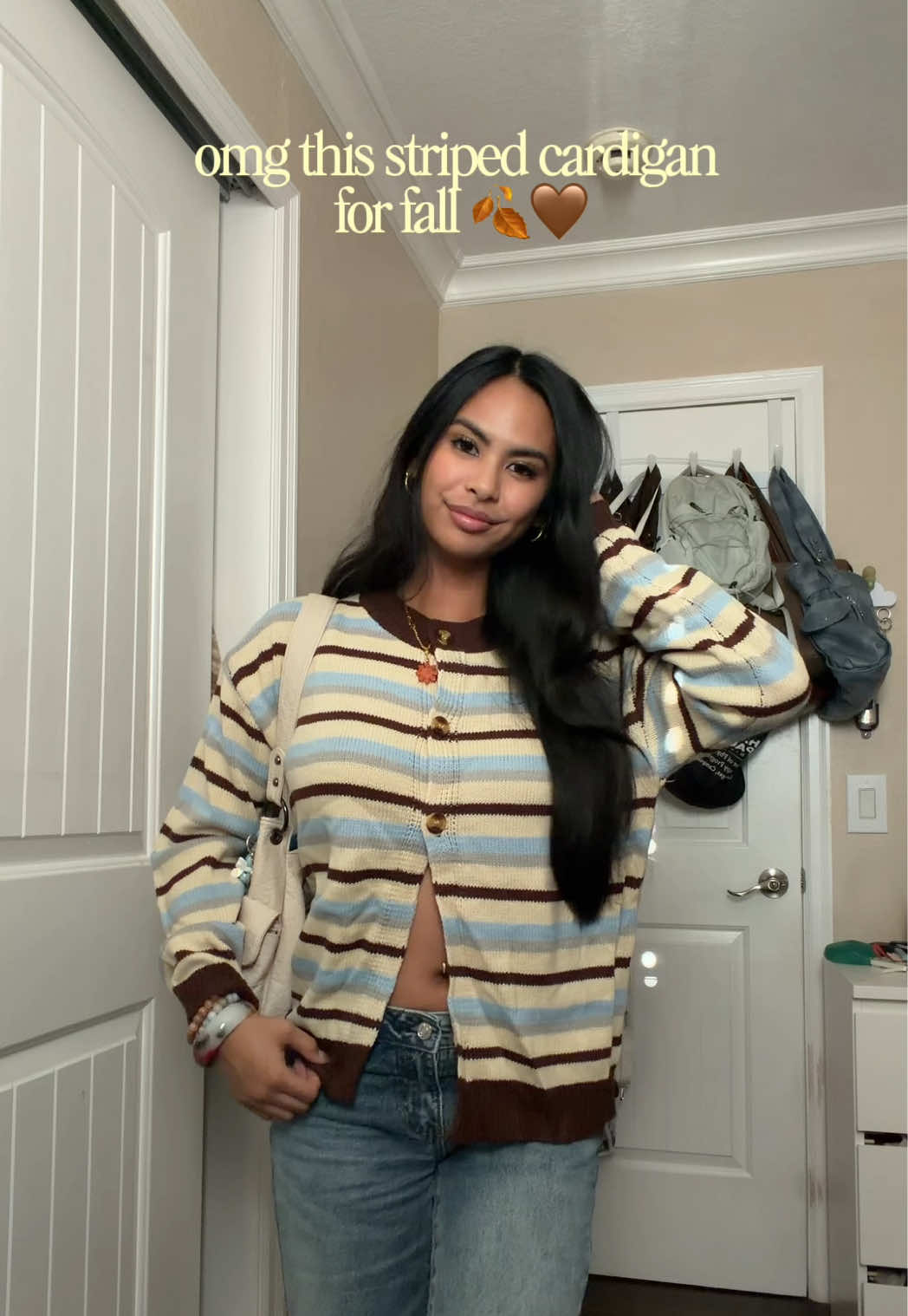 TikTok post by @lheannamay for YouAnnn. Caption reads: [...] this sweater all fall and winter 😌 @YouAnnn....