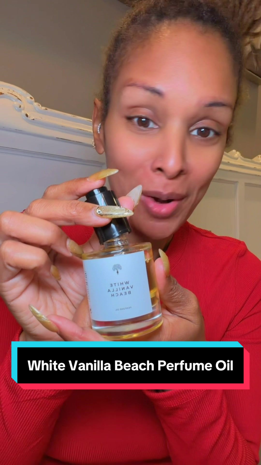 TikTok post by @annisha_vsg_tanksley0 for Eternal Perfume Oils. Caption reads: [...] down my favorite perfume oil😍 @Eternal....