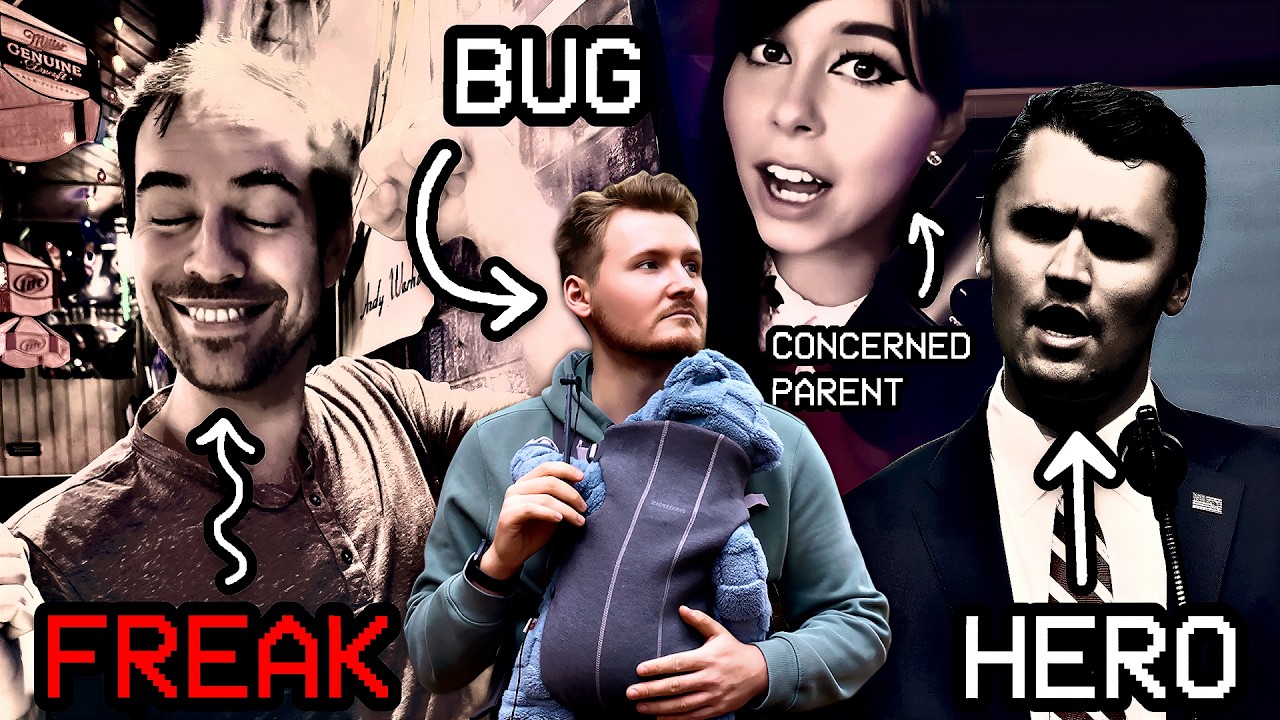 YouTube post by @LackingSaint for Washington Post. Caption reads: Your mind is being altered..