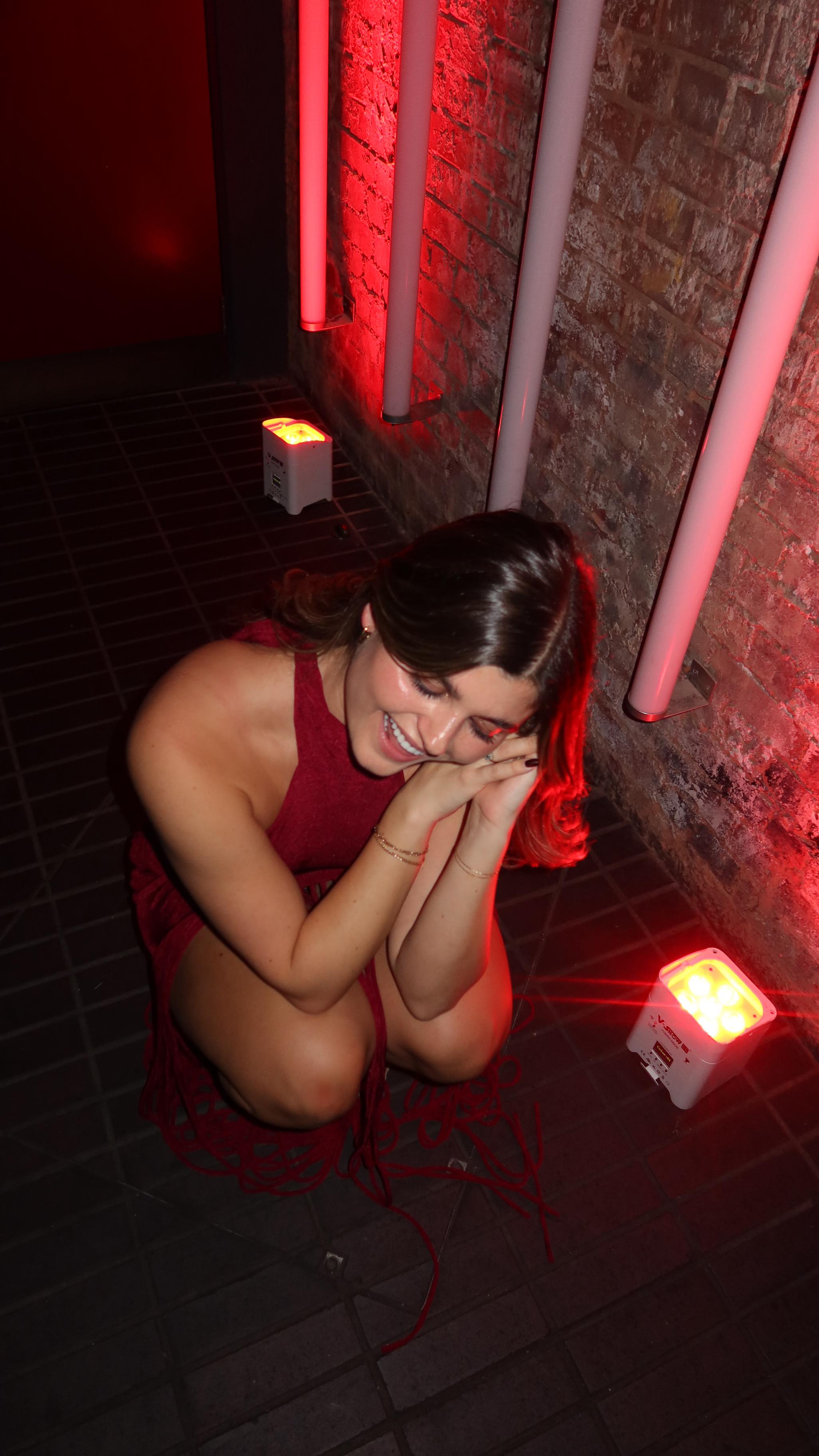 Instagram post by @livefitelle for Redken. Caption reads: A night with @redken 💋❤️💄

#londonlife #haircare....