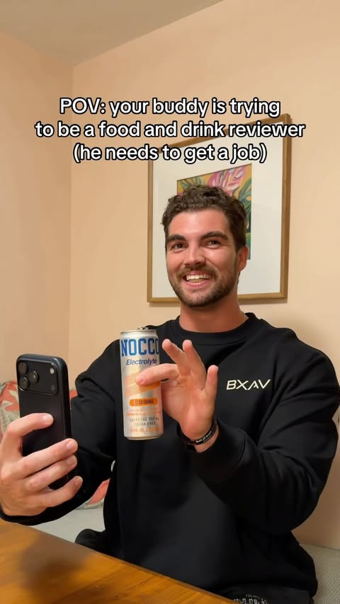 Instagram post by @colejernstedt for NOCCO. Caption reads: Top 2 drink and it’s not 2 #noccopartner....