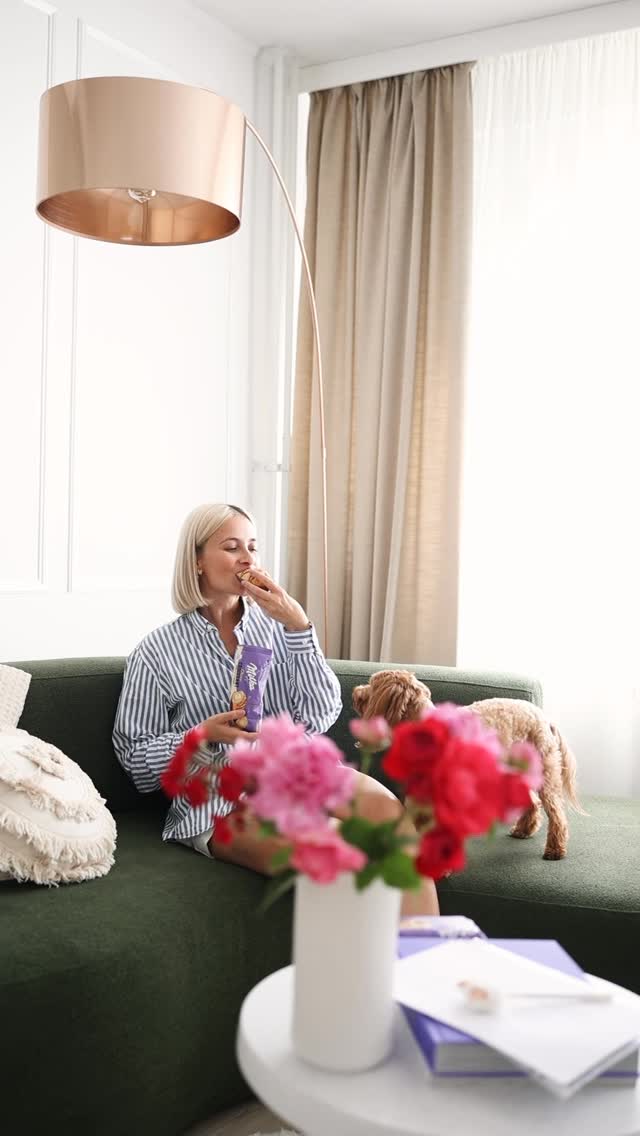 Instagram post by @matea.miljan for Milka. Caption reads: Tim si čokolada ili vanilija? Ljudi moji, samo da....