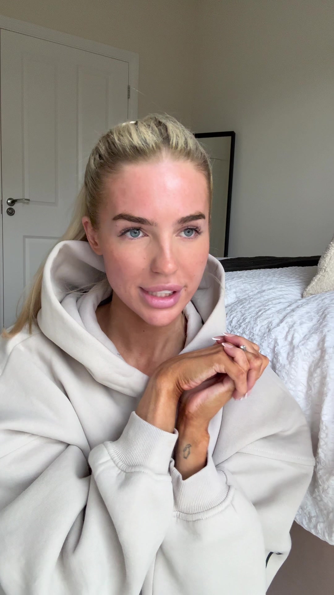 TikTok post by @teags86 for Give Me Cosmetics. Caption reads: Just the little pick-me-up I needed! Don’t miss....