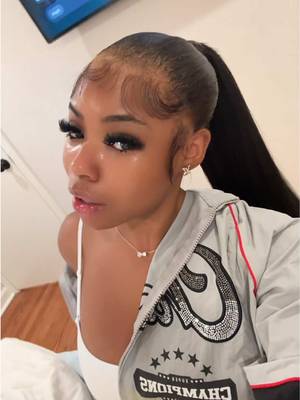 TikTok post by @destinyaniaha for Wowangel. Caption reads: cute lil frontal ponytail 😍 @Wowangel.