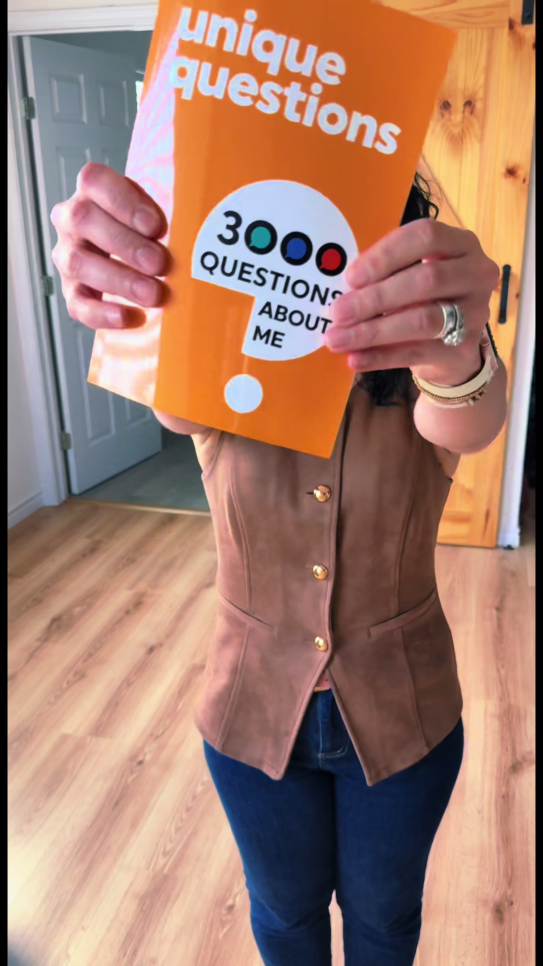 TikTok post by @itsspelledmichelle for Questions About Me. Caption reads: [...] not too invasive. #3000questions @Questions....