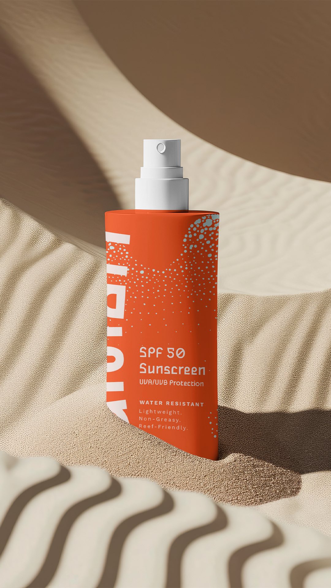 Instagram post by @viviana.graphics for Kittl. Caption reads: let’s design a label for a sunscreen!✨☀️

summer....