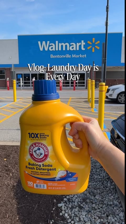 Instagram post by @whoawaitwalmart for Arm & Hammer. Caption reads: [...] Day, make it a Perfect 10 with NEW ARM &....