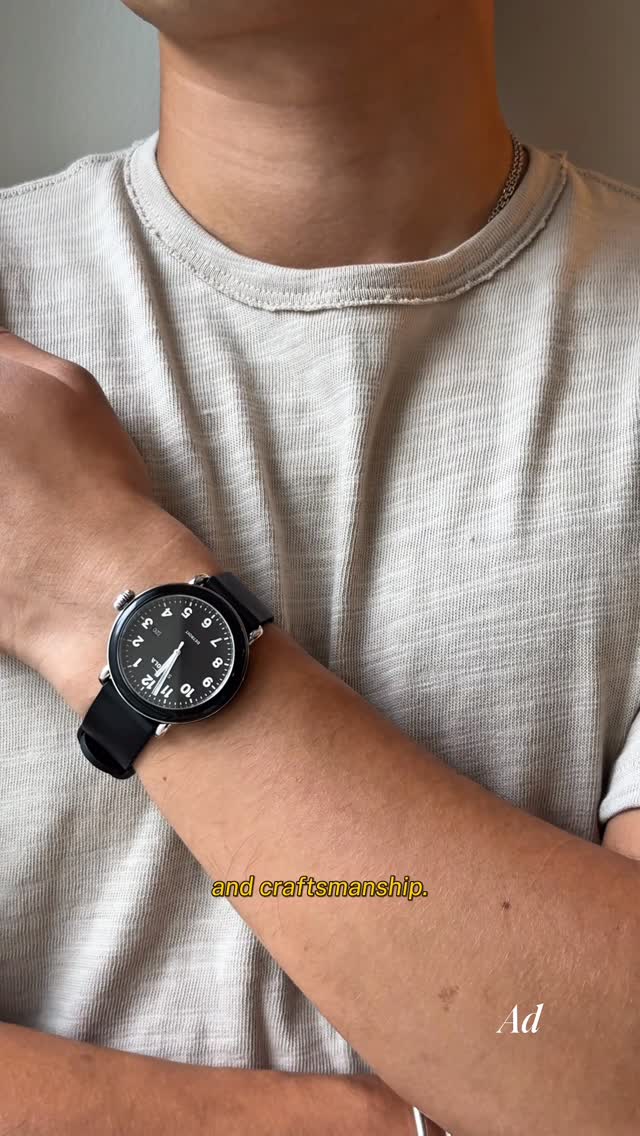 Instagram post by @wesly for Shinola. Caption reads: [...] to be passed down and lived with, the....