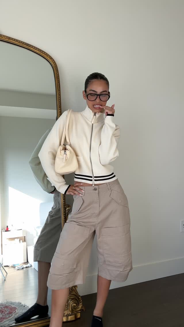 Instagram post by @nicolesahebi for MatinKim. Caption reads: Full outfit is from @matinkim_magazine....