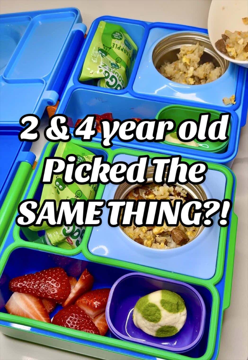 TikTok post by @josephineehuang for OmieLife. Caption reads: [...] #lunchbox #lunchboxidea @OmieLife @GoGo....