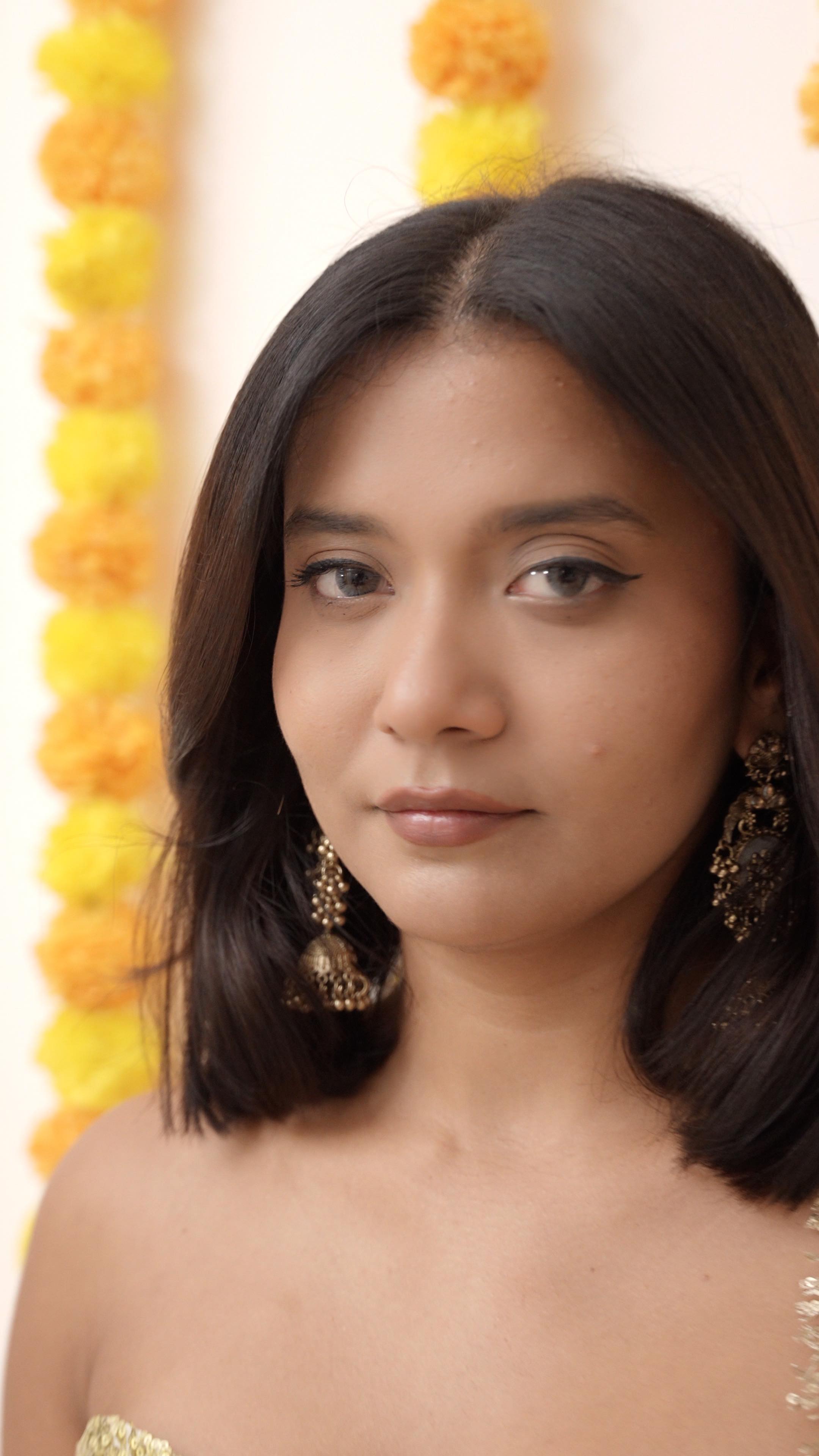 Instagram post by @shiwangisinghh for Aqualens. Caption reads: This year I didn’t change my entire makeup....