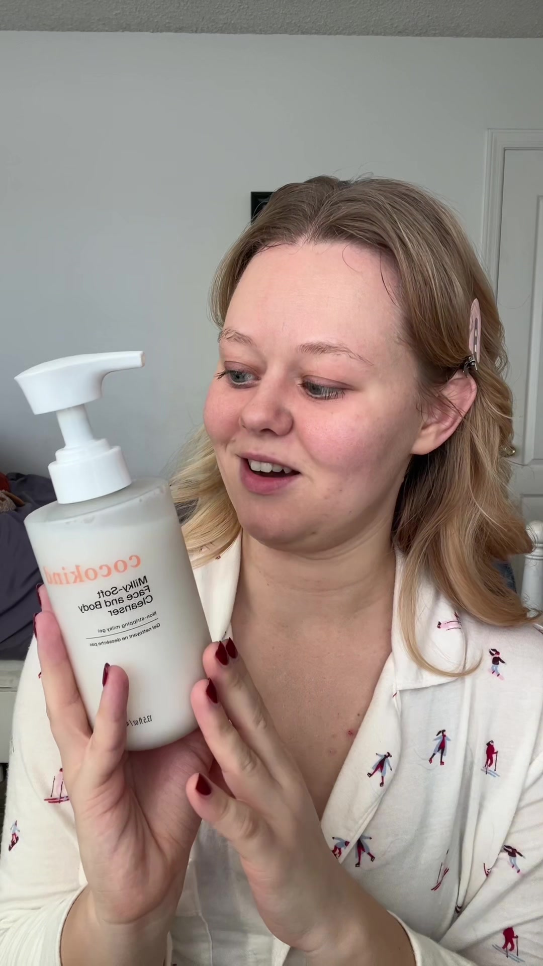 TikTok post by @noellerothofficial for Cocokind. Caption reads: Leaking a new product👀 @cocokind you’re my....