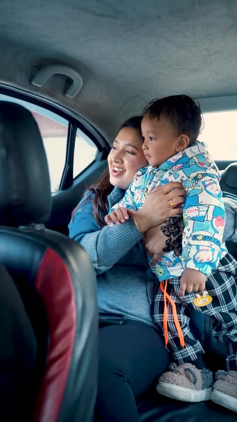 Instagram post by @kanchanniraula_mrs.chemjong for inDrive. Caption reads: [...] a ride that moves with me, my way.....