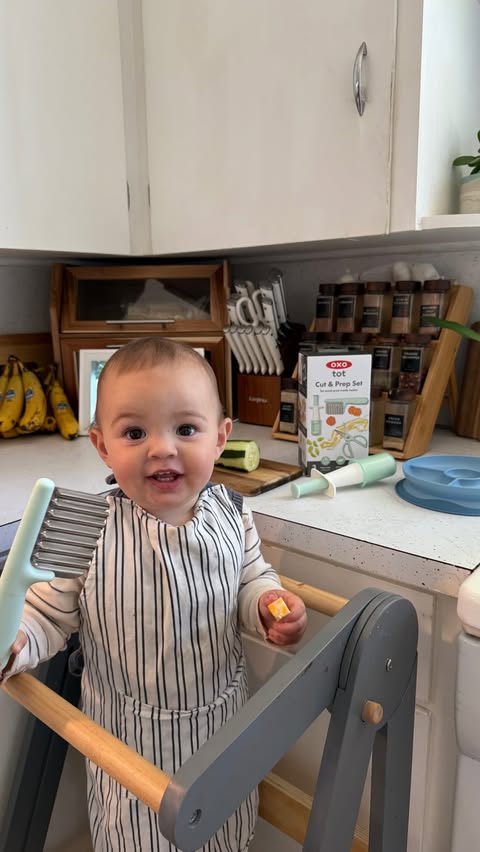 Instagram post by @knightfamilycontent for OXO. Caption reads: [...] it doesn’t have to be complicated. these....
