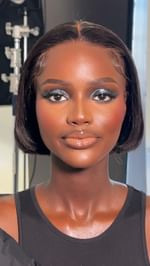 Instagram post by @adorea.beauty for Dose of Colors. Caption reads: Smokey Soirée 🖤🩶🤍 #ADOREABEAUTY 

Makeup....