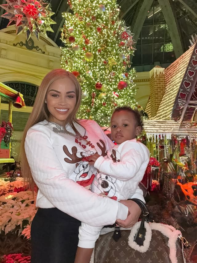 Instagram post by @charissemills for PatPat. Caption reads: Christmas Eve magic ✨ matching @patpat_clothing....