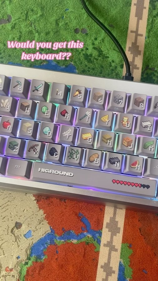 Instagram post by @saithsfuff for Higround. Caption reads: Thank you @higround and @minecraft for this....