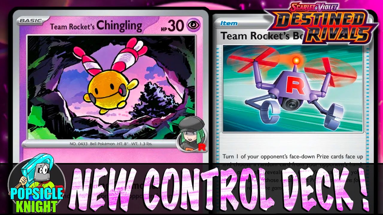 YouTube post by @PopsicleKnight for Redbubble. Caption reads: Team Rocket's CHINGLING : Make Them CONCEDE ! with....