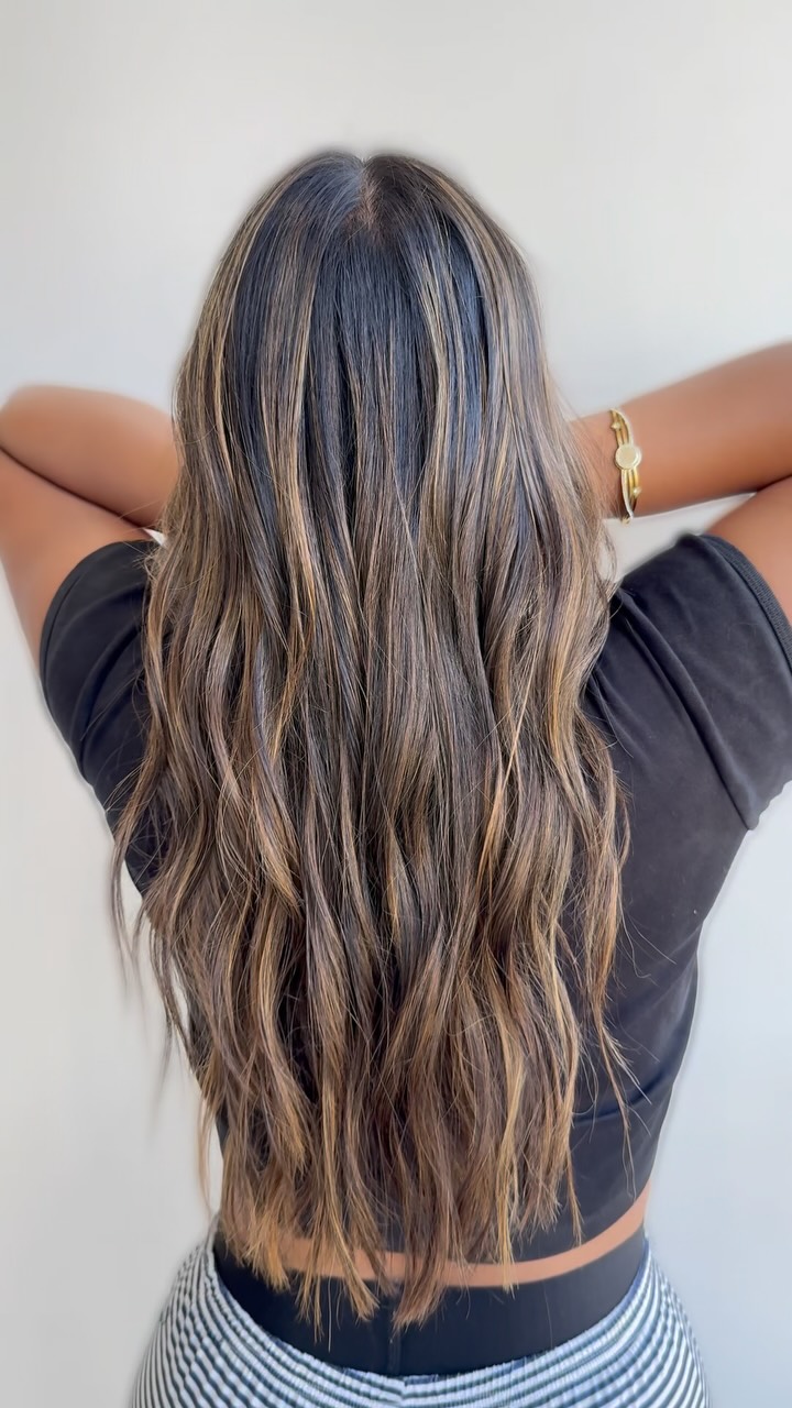 Instagram post by @lexievaughnstyling for K18 Hair. Caption reads: [...] #lexievaughnstyling #k18hair #k18repair....