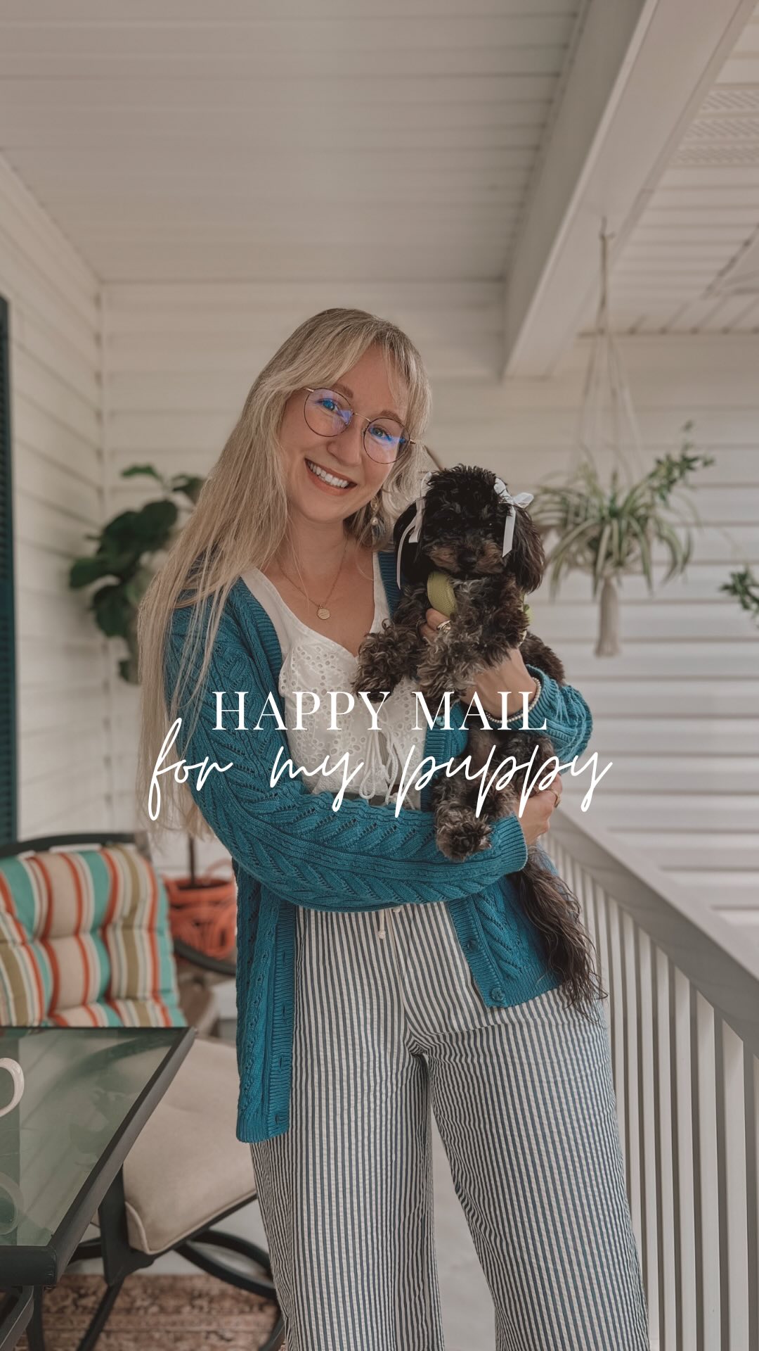 Instagram post by @peachinthepines for Lambwolf. Caption reads: [...] mail for my sweet puppy 🐕‍🦺💌📬....