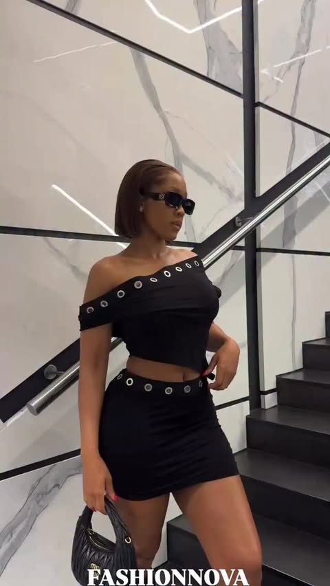 Instagram post by @buhlesamuels for Fashion Nova. Caption reads: You know the vibe @FashionNova Cyber Monday....