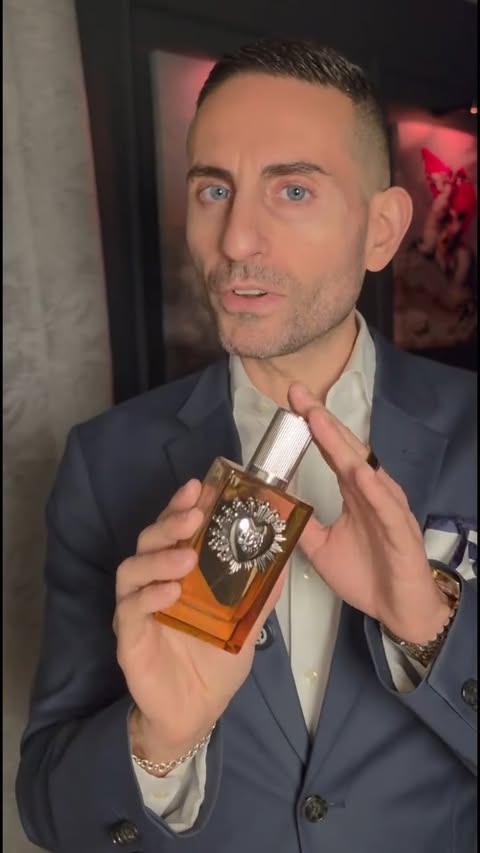 Instagram post by @redolessence for Dolce&Gabbana Beauty. Caption reads: @dolcegabbana_beauty Devotion Pour Homme Parfum is....