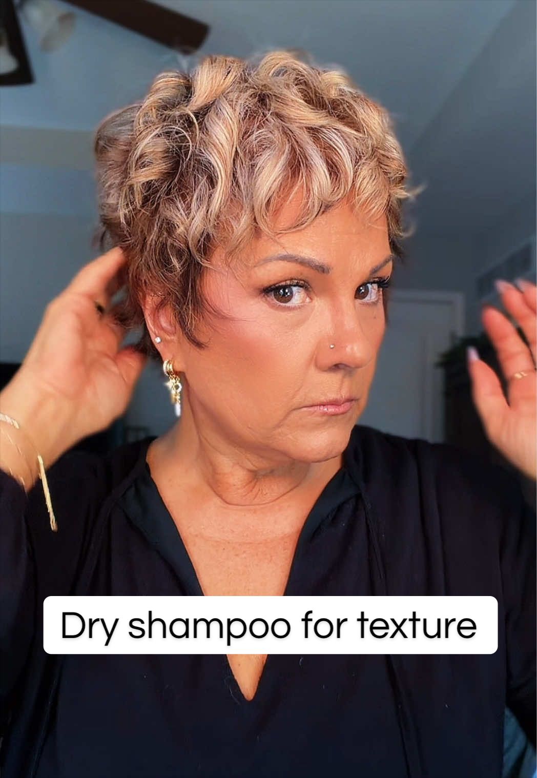 TikTok post by @dontbossmebecky for Good Ass Hair Day. Caption reads: @Good Ass Hair Day I love the new scent!!!! [...].