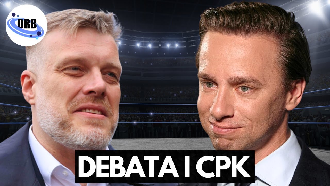 YouTube post by @ORB_NEWS for Goldsaver. Caption reads: The Great Divine Debate vs. Zandberg and PiS....