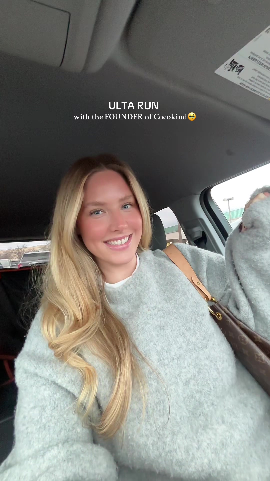 TikTok post by @skinwithhav for Cocokind. Caption reads: @cocokind so special getting coffee with queen P....