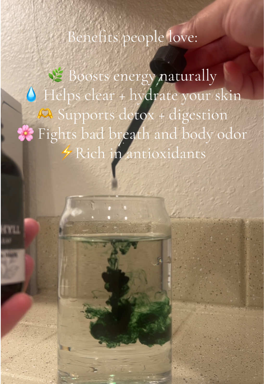 TikTok post by @dayzee_dukes for Earth Harmony. Caption reads: [...] & a natural detox 🌿 Thank you @Earth....