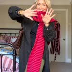 Instagram post by @megbrackpool for Damson Madder. Caption reads: [...] @bershka via @asos 
denim blouse....