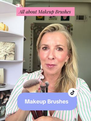 TikTok post by @weatherlypage for BK Beauty. Caption reads: Let’s talk Makeup brushes! @BK Beauty Brushes....