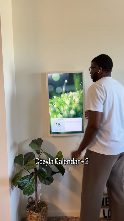 Instagram post by @jarrett_bassett for Cozyla. Caption reads: Upgrading to the Cozyla Calendar+ 2 has been a....