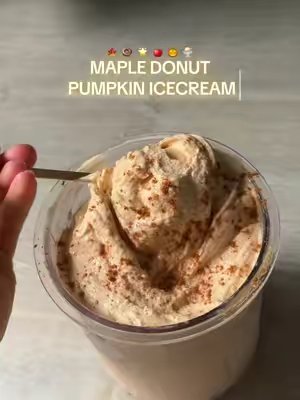 TikTok post by @fueledbyfitnesss for Legion Supplements. Caption reads: [...] BABYYYY🍁🌟🍨🍩🍎🎃 #cookwme @Legion....