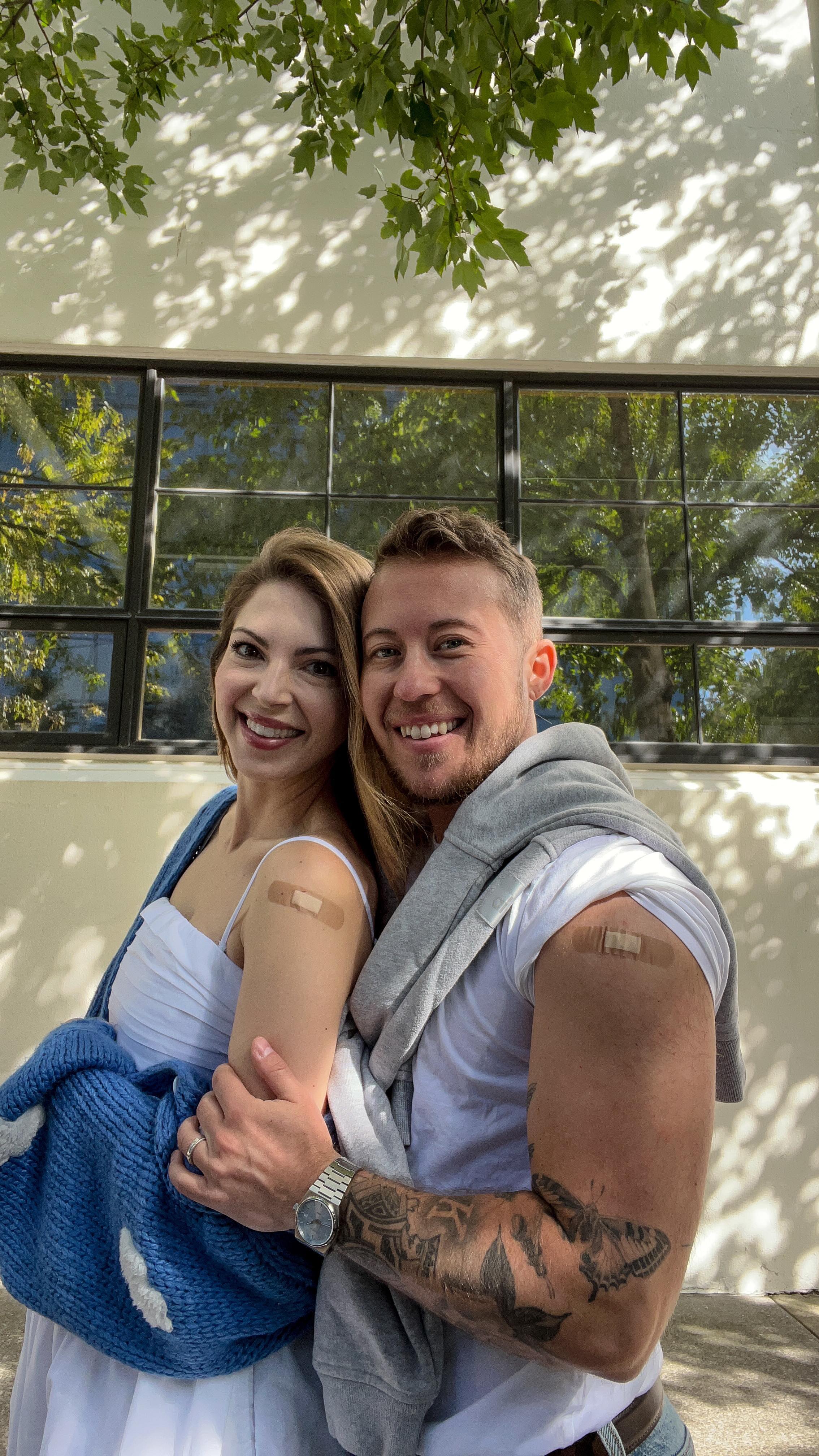 Instagram post by @kelseystacypearson for Safeway. Caption reads: #Ad I partnered with @safeway to get my flu shot.....